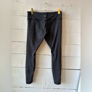 Lululemon size 10 dark grey women’s Black Leggings